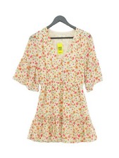 Lost & Wander A-Line Midi Dress XS in Yellow