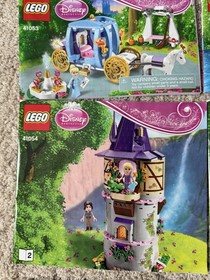 7 Lego Disney Princess Instruction Manuals Booklets - 41054, 41168, 41062 More