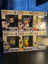 Funko Pop! Movies: Minions The Rise of Gru Vinyl Figures X6 New