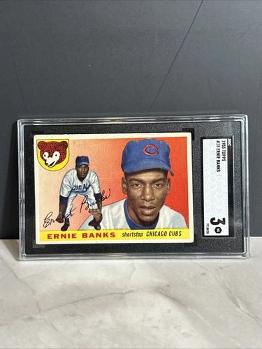 1955 Topps #28 Ernie Banks - SGC 3