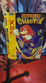 Knuckles' Chaotix (Sega Genesis 32X, 1995) Complete CIB - Tested Working 