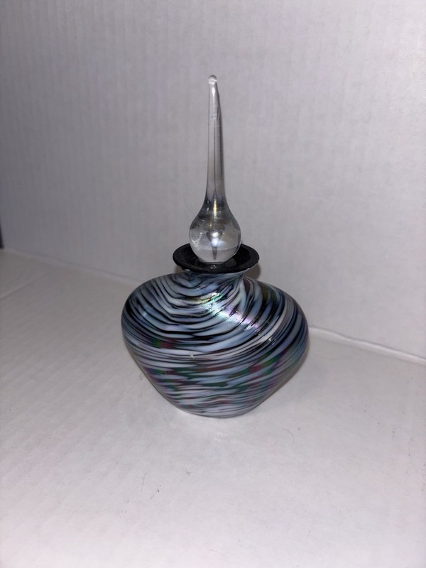 Hand Blown Glass Perfume Bottle
