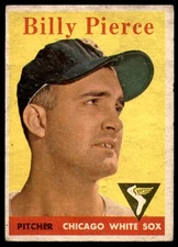 1958 Topps #50 Billy Pierce Very Good White Sox            ID:183884