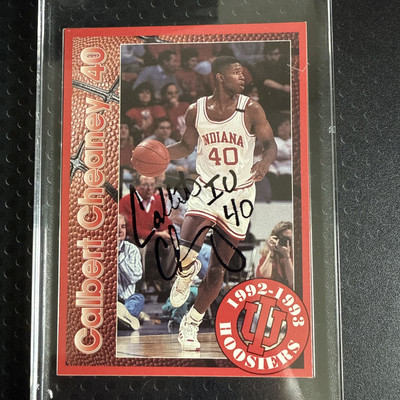 Calbert Cheaney Indiana Hoosiers 1992-93 Card Evansville IN