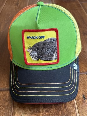 Holey Moley Whack Off Mole Goorin Bros Insert Farm Trucker Hat NWT. One Size