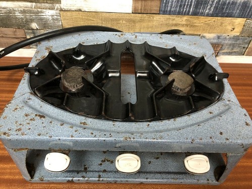 Stoves Ltd. RAINHILL Vintage Enamel Cast Iron Camping Campervan Gas Stove RARE - Picture 6 of 12