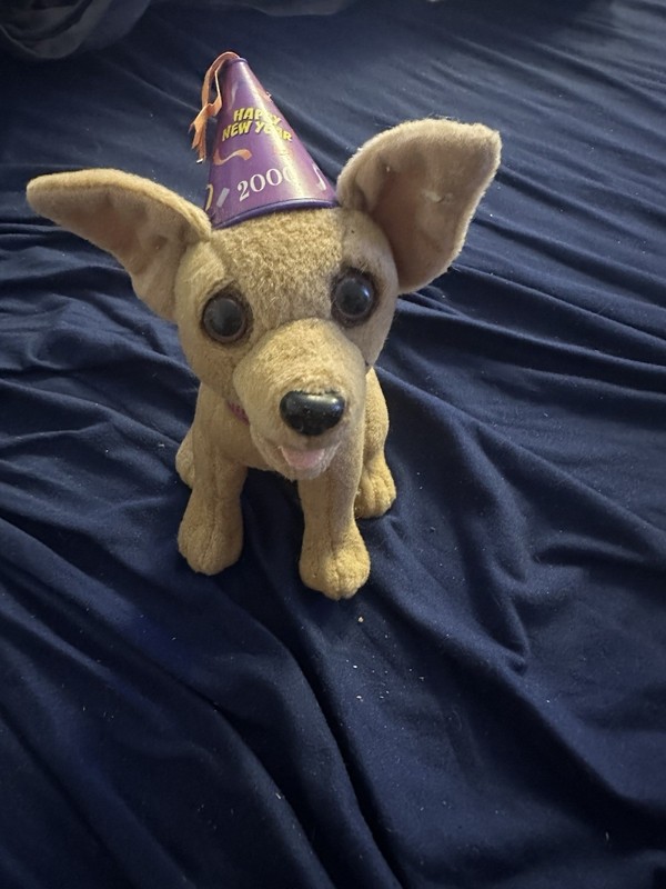 vintage taco bell talking chihuahua plush
