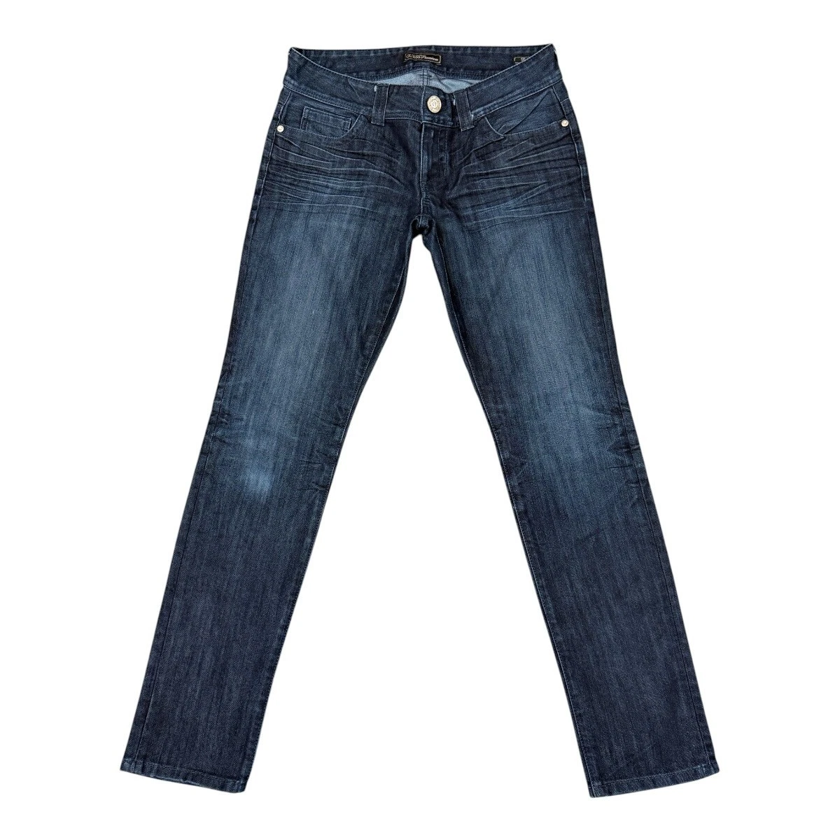 Guess HWEBG8 76733 COAL LOGO Jeans - Sac à Dos Femme Élégant Marron Avec Logo Métal