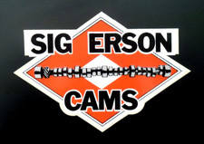 Sig Erson Cams - Original Vintage 1970s Racing Decalsticker Rare - Nice
