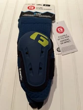 New G-Form E-Line Biking Elbow Guards - Blue Black - Compression Armor - Adult M