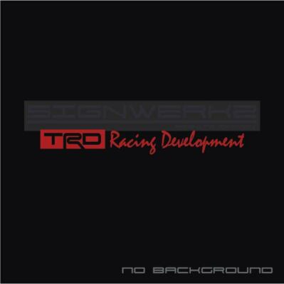 TRD Racing Development Decal Sticker Toyota New Pair | eBay