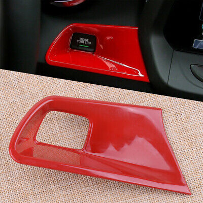 1pcs Red Start Button Decorative Cover Trim Fit For Chevrolet Camaro 2016-2017 1pcs Red Start Button Decorative Cover Trim Fit For Chevrolet Camaro 2016-2017