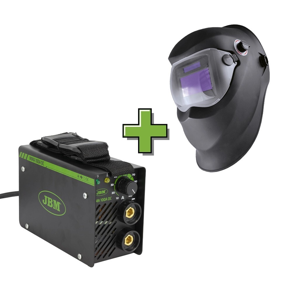 Saldatrice MMA Inverter 100A + Casco Auto-oscurante in Offerta
