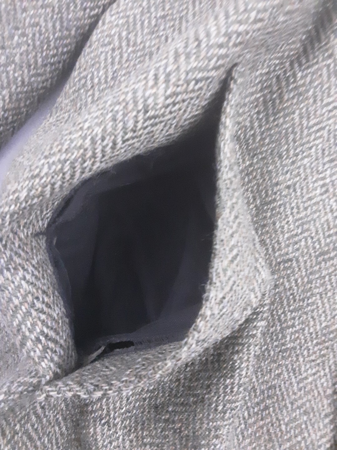 Richman Brothers Green Tweed Wool Raglan Sleeve Overcoat Vintage 