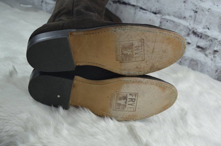 Frye Altas Bari Mujer Gamuza Marrón Botas Altas Frye Slouch 6.5B c17b85 Frye Altas Bari Mujer Gamuza Marrón Botas Altas Frye Slouch 6.5B c17b85