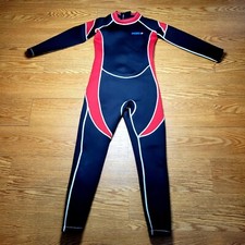 HiSea Scuba Donkey Youth Size 12 Red Black Full Size Wetsuit