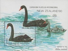 Nicaragua Bloc 193 (complète.Edition.) neuf avec gomme originale 1990 Oiseaux