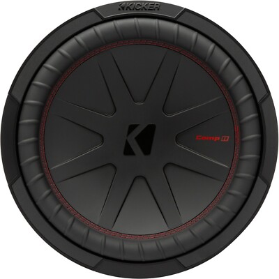 KICKER 48CWR124 CAR AUDIO 12'' COMPR SUBWOOFER/SUB WOOFER DUAL 4 OHM CWR124