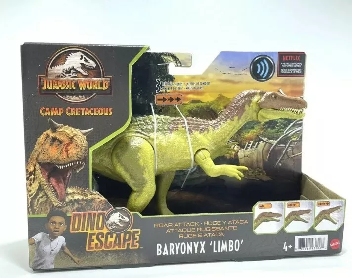 Mattel Jurassic World Roar Attack Baryonyx Limbo