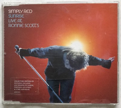 Sunrise (Live at Ronnie Scott's) by Simply Red (2003, CD single) nr NEW - scarce