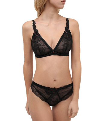 Lise Charmel Womens Black Soiree Libertine Thong L72727 Size Medium