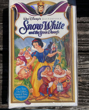Snow White and the Seven Dwarfs Disney Masterpiece VHS 1994 New Sealed