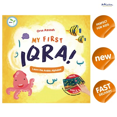 Mein erster Iqra! Orin Azizah, Hardcover/Brettbuch Arabisches Alphabet lernen abwischbar