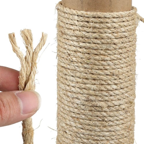 Sisalseil Schnur 100M 8mm Kratzbaumseil Katzespielzeug für Home Kratzbaum DIY - Bild 12 von 13