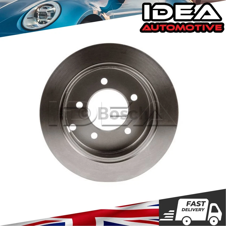 2x Brake Disc Rear Idea Fits Mitsubishi Lancer 1.5 1.6 1.8 D 2.0 + Other Models - Image 3 of 4