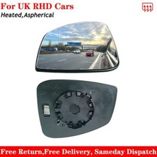 For Renault Scenic III 2009-2013 Heated Aspherical Wing Mirror Glass Right Drive