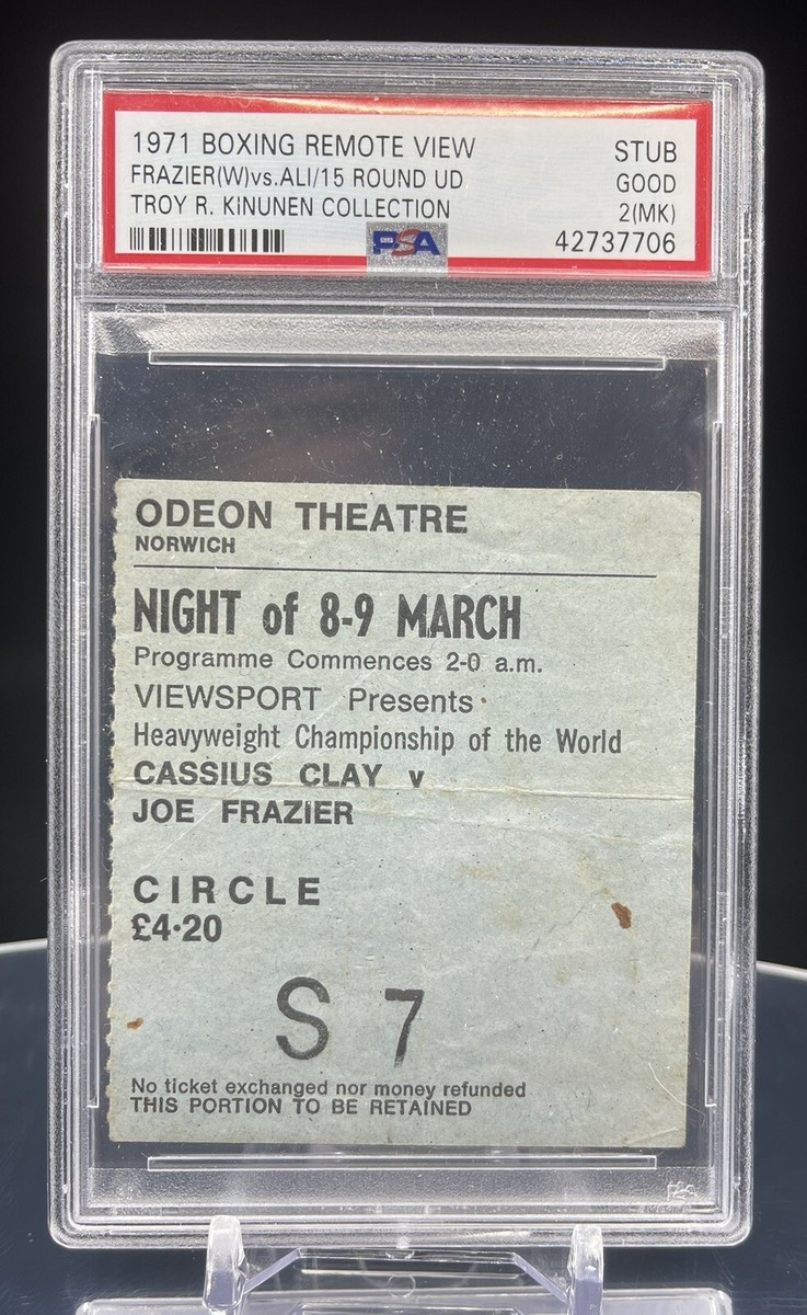 MUHAMMAD ALI/JOE FRAZIER “FIGHT OF THE CENTURY”1971 CCTV BOXING
