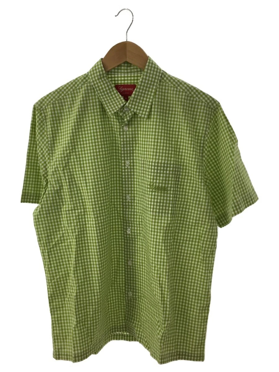 Supreme 21Ss/Week14/Gingham S/S Shirt/Short Sleeve Shirt/M/Cotton
