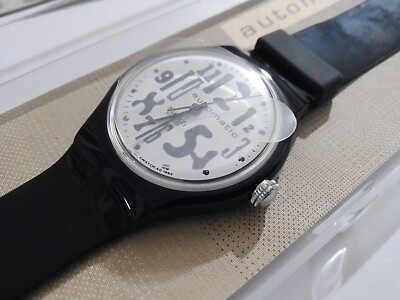 SWATCH Automatic SAB103 BLACK BOARD 1995 NEUWERTIG - UNGETRAGEN - ZR I15