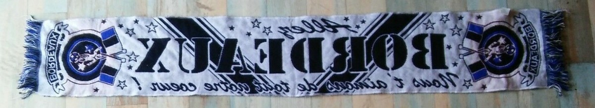 Écharpe de foot, Girondins de Bordeaux - Allez Bordeaux