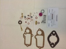 Carter W-1 1bbl Carburetor Kit 1932-1940 Chevy 6 Cylinder Round Shaft Pump