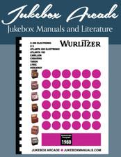 Wurlitzer 1980 Service and Pats Manual with Troubleshooting 8 Models Covered