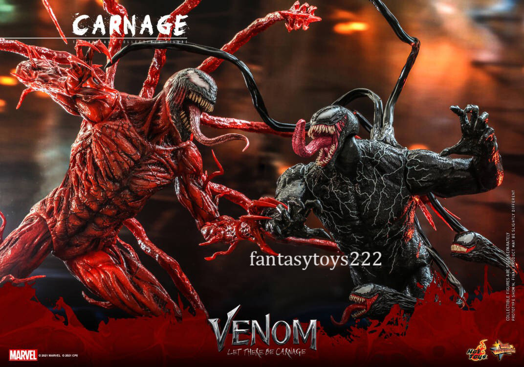 NEW! Hot Toys MMS620 1/6 VENOM 2 Carnage Deluxe Ver. Action Figure
