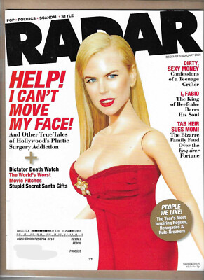 Nicole Kidman Radar magazine Dec/Jan 2008