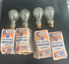 4 Vintage General Electric Mazda PhotoFlash Lamp 16-A With Box 1/1 On eBay