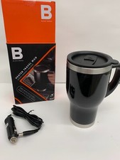 NEW Black Series Heated 14oz Travel Mug Electric Warming Insulated12 volt plug