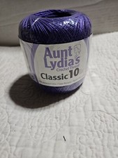 Coats Crochet Aunt Lydia's Classic Crochet Thread Size 10 VIOLET