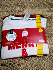 Member's Mark Holiday Family Sleep Long Sleeve  Pant Pajamas Christmas Mens M