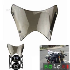 Smoke Windscreen For Honda XR230 XR250 CRF150 CRF250 XRF450 CB600 Windshield New