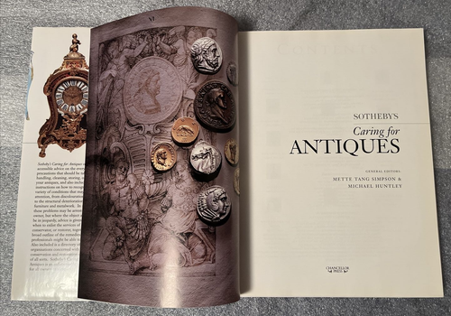 Sotheby's Caring for Antiques HC 1992 -Handling, Cleaning, Display & Restoration - Picture 8 of 17