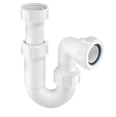 McAlpine ASC10 verstellbare P Abfallfalle 40 mm (1 1/2 Zoll) Küchenspüle