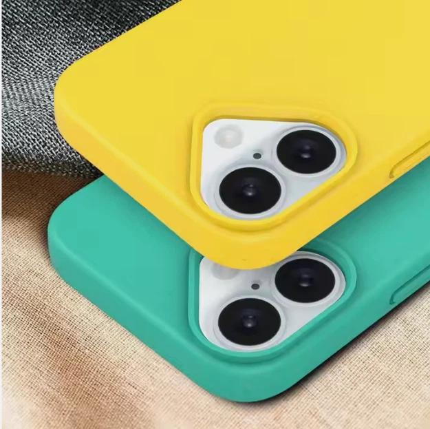 Custodia ecologica per iPhone 16 Plus Pro Max Eco Giallo turchese verde rosso - Immagine 3 di 3