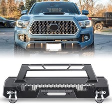 Front Bumper For 2016-2023 Toyota Tacoma Black Truck Guard Bull Bar W2d-rings Front Bumper For 2016-2023 Toyota Tacoma Black Truck Guard Bull Bar W2d-rings