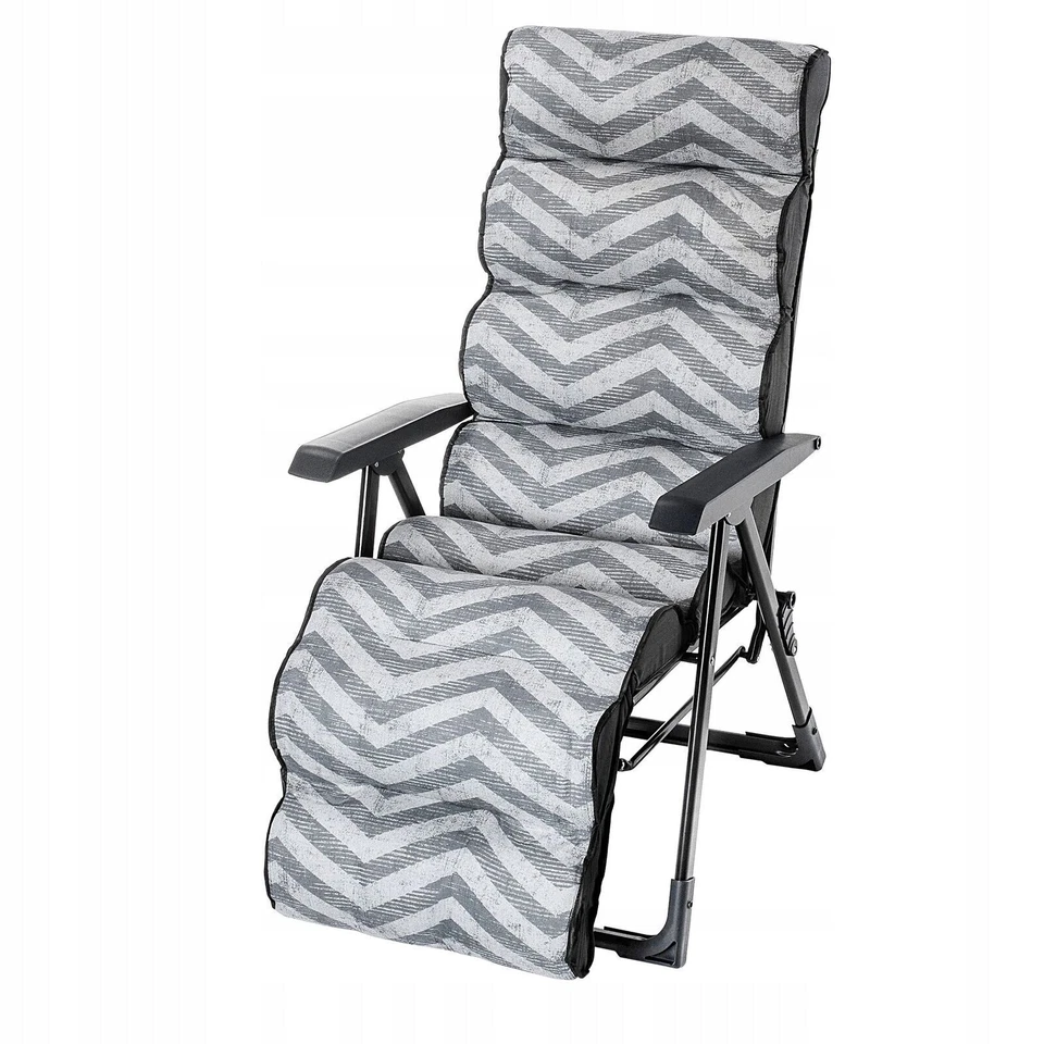 KADAX Silla de jardín, Tumbona con cojín Grueso, Silla de jardín con... - Imagen 2 de 4