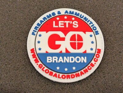 Let's Go Brandon Global Ordnance Patch Firearms Ammunition SHOT SHOW 2026