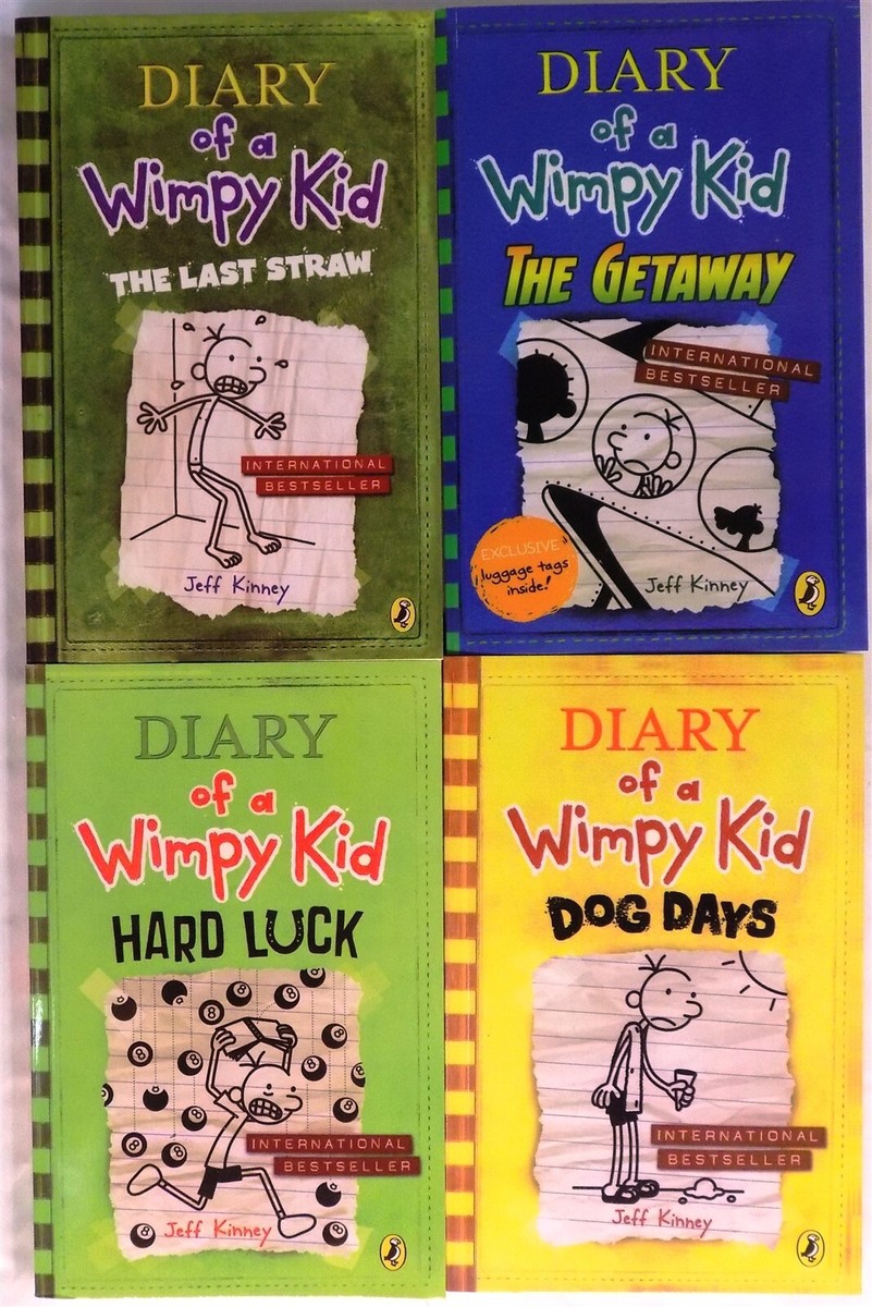 Lot of 14 Diary of a Wimpy Kid Paperback Books, Jeff Kinney | eBay